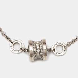 Bvlgari B.Zero1 Diamonds 18k White Gold Bracelet M/L