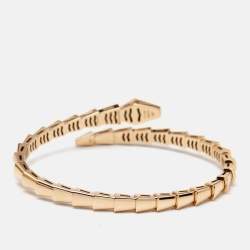 Bvlgari Serpenti Viper Diamond 18k Rose Gold Bracelet 15