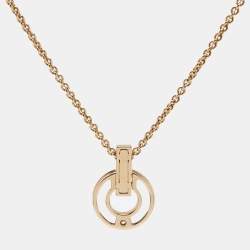 Bvlgari Bvlgari Malachite Diamond 18k Rose Gold  Necklace