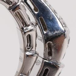 Bvlgari Serpenti Viper Diamond 18k White Gold Ring Size 61