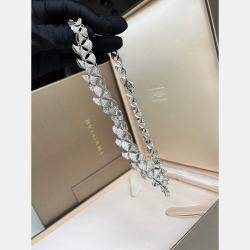 Bvlgari 18K White Gold, Diamond Layered Divas’ Dream Necklace