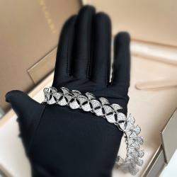 Bvlgari 18K White Gold, Diamond Layered Divas’ Dream Necklace