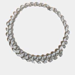 Bvlgari 18K White Gold, Diamond Layered Divas’ Dream Necklace