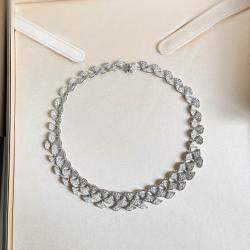 Bvlgari 18K White Gold, Diamond Layered Divas’ Dream Necklace