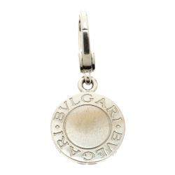 Bvlgari Lapis Lazuli 18K White Gold Pendant Charm