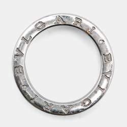 Bvlgari B.Zero1 1-Band 18k White Gold Ring Size 53