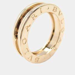 Bvlgari 18K Rose Gold B.Zero1 Band Ring EU 48