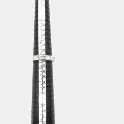 Bvlgari 18K White Gold B.Zero1 Band Ring EU 60