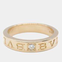 Bvlgari 18K Rose Gold, Diamond Bvlgari Bvlgari Ring EU 54