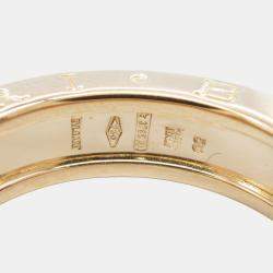 Bvlgari 18K Rose Gold B.Zero1 Band Ring EU 50