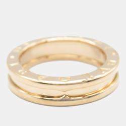 Bvlgari 18K Rose Gold B.Zero1 Band Ring EU 50