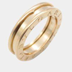 Bvlgari 18K Rose Gold B.Zero1 Band Ring EU 51