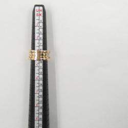 Bvlgari 18K Rose Gold B.Zero1 Band Ring EU 48