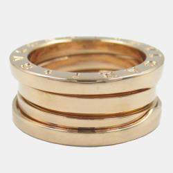 Bvlgari 18K Rose Gold B.Zero1 Band Ring EU 48