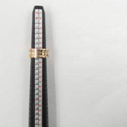 Bvlgari 18K Rose Gold B.Zero1 Band Ring EU 48