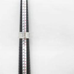 Bvlgari 18K White Gold B.Zero1 Band Ring EU 55