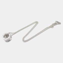 Bvlgari 18K White Gold B.Zero1 Pendant Necklace