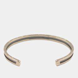 Bvlgari 18K Rose Gold and Ceramic B.Zero1 Cuff Bracelet
