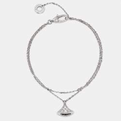 Bvlgari Divas' Dream Diamond 18k White Gold Charm Bracelet SM