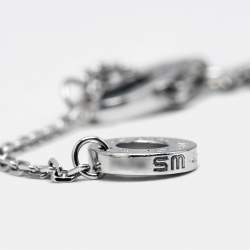 Pre Owned Bvlgari Divas' Dream Diamond 18k White Gold Charm Bracelet SM