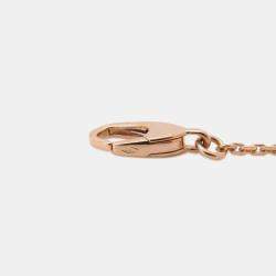 Bvlgari 18K Rose Gold, Diamond Fiorever Necklace