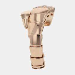 Bvlgari 18K Rose Gold and Diamond Serpenti Viper Ring Size L