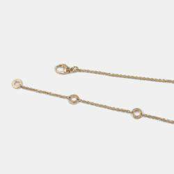 Bvlgari 18k Rose Gold B.Zero1 Ceramic Pendant Necklace