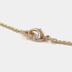 Bvlgari 18k Rose Gold B.Zero1 Ceramic Pendant Necklace