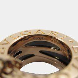 Bvlgari 18k Rose Gold B.Zero1 Ceramic Pendant Necklace