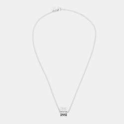 Bvlgari B.Zero1 18k White Gold Pendant Necklace