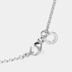 Bvlgari B.Zero1 18k White Gold Pendant Necklace