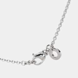 Bvlgari B.Zero1 18k White Gold Pendant Necklace