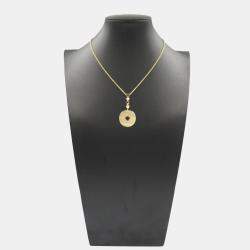 Pre Owned Bvlgari 18K Yellow Gold Lucia Pendant Necklace