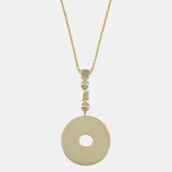 Pre Owned Bvlgari 18K Yellow Gold Lucia Pendant Necklace