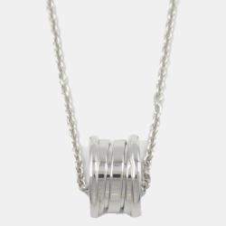 Bvlgari 18K White Gold B.Zero1 Pendant Necklace