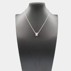 Bvlgari 18K White Gold B.Zero1 Pendant Necklace