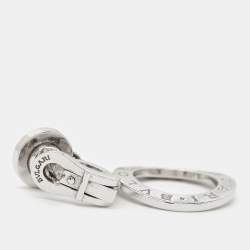 Bvlgari Bvlgari Bvlgari Onyx 18k White Gold Dangle Earrings