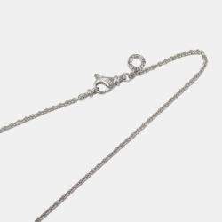Bvlgari 18K White Gold Small B.zero1 Pendant Necklace