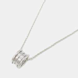 Bvlgari 18K White Gold Small B.zero1 Pendant Necklace