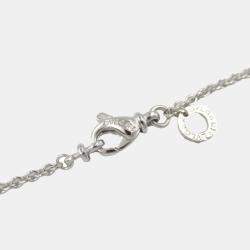 Bvlgari 18K White Gold Small B.zero1 Pendant Necklace