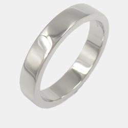 Pre Owned Bvlgari Platinum Marryme Band Ring EU 61