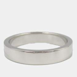 Pre Owned Bvlgari Platinum Marryme Band Ring EU 61
