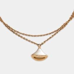 Bvlgari Divas' Dream Mother of Pearl 18k Rose Gold Bracelet SM
