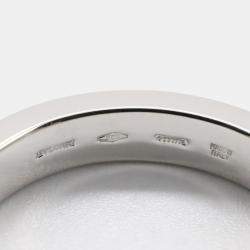 Bvlgari B.Zero1 18K White Gold and Diamond B.Zero1 Band Ring EU 56