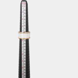 Bvlgari B.Zero1 18K Rose Gold and Ceramic Band Ring EU 51