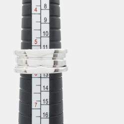 Bvlgari 18K White Gold B-Zero1 Ring EU 52