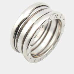 Bvlgari 18K White Gold B-Zero1 Ring EU 52