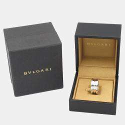 Bvlgari 18K White Gold B-Zero1 Ring EU 52