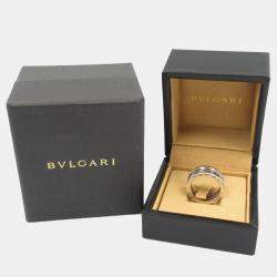 Bvlgari 18K White Gold B-Zero1 Ring EU 52