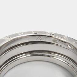 Bvlgari 18K White Gold B-Zero1 Ring EU 52